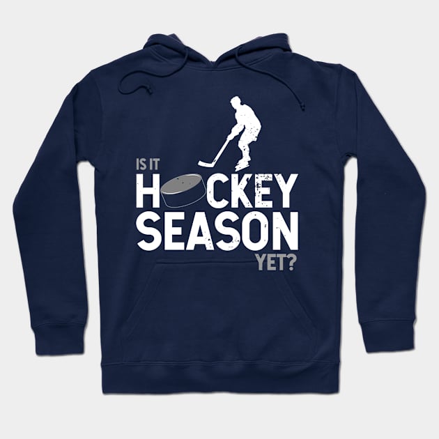 Hockey lovers can't wait for hockey season hockey skater graphic Hoodie by Gold Wings Tees